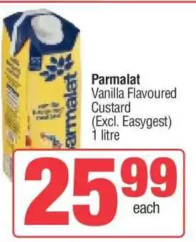Spar PARMALAT VANILLA FLAVOURED CUSTARD offer