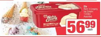 Spar OLA Rich 'n Creamy Ice Cream offer