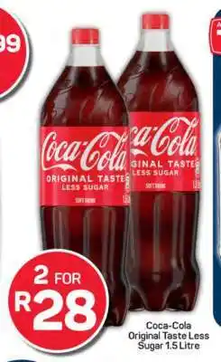 Pick n Pay Coca Cola Original Taste Less Sugar 1.5 Litre offer