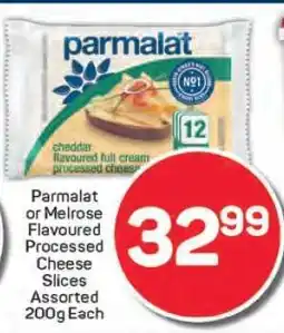 Pick n Pay Parmalat or Melrose Flavoured Processed Cheese Slices offer