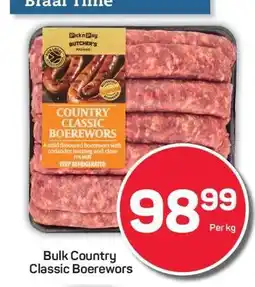 Pick n Pay Bulk Country Classic Boerewors offer
