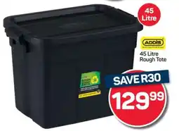 Pick n Pay Hypermarket ADDIS 45 Litre Rough Tote offer