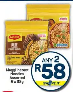 Pick n Pay Maggi Instant Noodles Assorted 6 x 68g offer