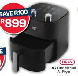 Pick n Pay DEFY 4.7 Litre Manual Air Fryer offer