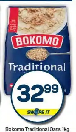 Pick n Pay Bokomo Traditional Oats 1kg offer