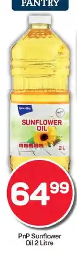 Pick n Pay PnP Sunflower Oil 2 Litre offer