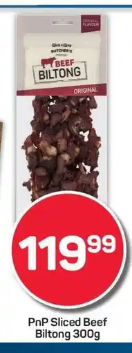 Pick n Pay PnP Sliced Beef Biltong 300g offer