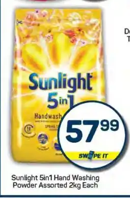 Pick n Pay Sunlight 5in1 Hand Washing Powder Assorted 2kg Each offer