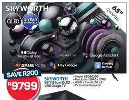 Pick n Pay Hypermarket SKYWORTH 65'' QLED UHD Google TV offer