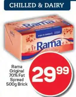 Rama Original 70% Fat Spread 500g Brick