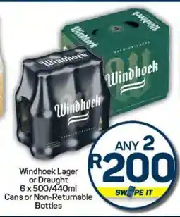 Pick n Pay Windhoek Lager or Draught offer