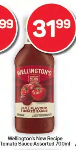 Pick n Pay Hypermarket Wellington's New Recipe Tomato Sauce Assorted 700ml offer