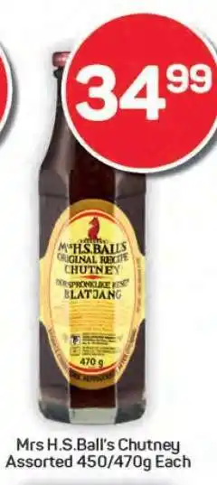 Pick n Pay Hypermarket Mrs H.S.Ball's Chutney offer