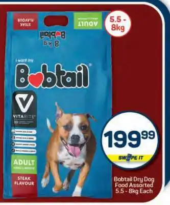 Pick n Pay Hypermarket Bobtail Dry Dog Food Assorted offer