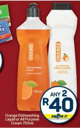 Pick n Pay Hypermarket Orange Dishwashing Liquid or All Purpose Cream offer
