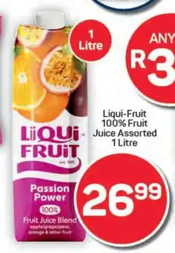 Pick n Pay Hypermarket Liqui-Fruit 100% Fruit Juice Assorted offer
