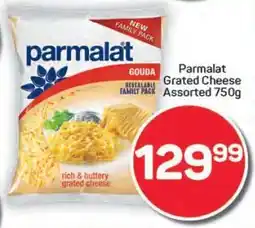 Pick n Pay Hypermarket Parmalat Grated Cheese Assorted 750g offer