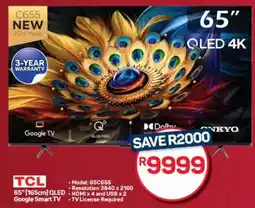 Pick n Pay Hypermarket TCL 65 QLED 4K TV offer