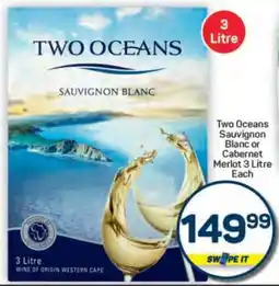 Pick n Pay Hypermarket Two Oceans Sauvignon Blanc Or Cabernet Merlot offer