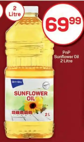 Pick n Pay Hypermarket PnP Sunflower Oil offer