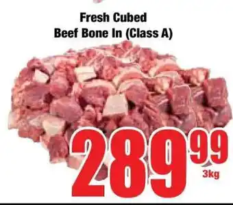 Boxer Fresh Cubed Beef (Bone In) Class A offer