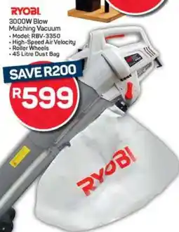 Pick n Pay Hypermarket Ryobi 3000W Blow Mulching Vacuum offer