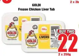 Boxer GOLDI Frozen Chicken Liver Tub offer
