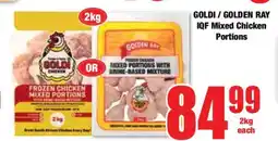 Boxer GOLDI / GOLDEN RAY IQF Mixed Chicken Portions offer