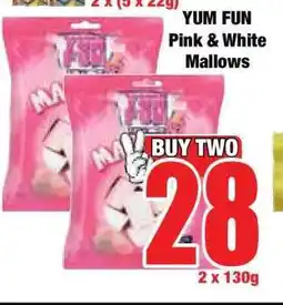 Boxer YUM FUN Pink & White Mallows offer