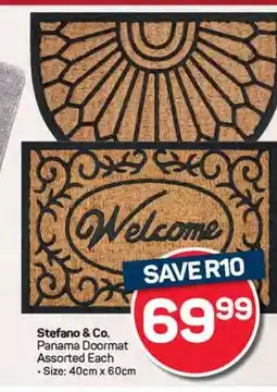 Pick n Pay Hypermarket Stefano & Co. Panama Doormat offer