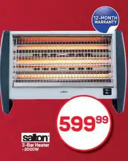 Pick n Pay Hypermarket Salton 3 Bar Heater offer