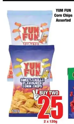 Boxer YUM FUN Corn Chips Assorted offer
