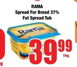 Boxer RAMA Spread For Bread 37% Fat Spread Tub offer