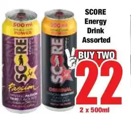 Boxer SCORE Energy Drink Assorted offer