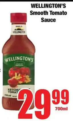 Boxer WELLINGTON'S Smooth Tomato Sauce offer