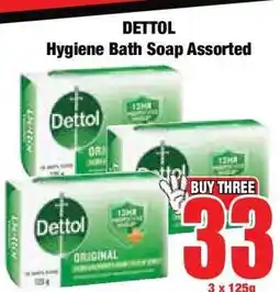 Boxer DETTOL Hygiene Bath Soap Assorted offer