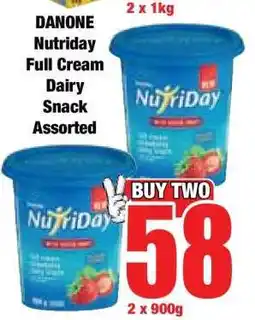 DANONE Nutriday Full Cream Dairy Snack Assorted