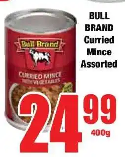 Boxer BULL BRAND Curried Mince Assorted offer