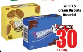 Boxer WHEELS Cream Biscuits Assorted offer