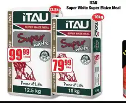 Boxer ITAU Super White Super Maize Meal 12.5kg offer