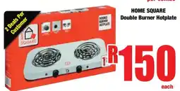 Boxer HOME SQUARE Double Burner Hotplate offer