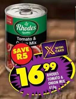 Shoprite Rhodes tomato & onion mix offer