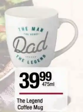 Checkers The Legend Coffee Mug offer