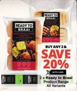 Checkers Ready to Braai Product Range All Variants offer