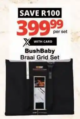 Checkers BushBaby Braai Grid Set offer