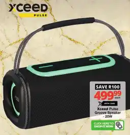 Checkers Xceed Pulse Groove Speaker offer