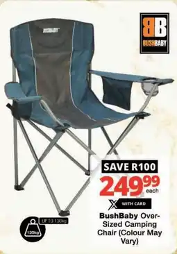 Checkers BushBaby Over-Sized Camping Chair offer