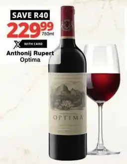 Checkers Anthonij Rupert Optima offer