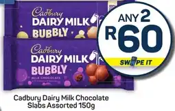 Pick n Pay Hypermarket Cadbury Dairy Milk Chocolate Slabs Assorted offer