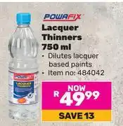 Game Powafix Lacquer Thinners-750ml offer